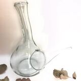 Spanish glass porron pitcher