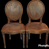 2 chairs from the Louis XVI period