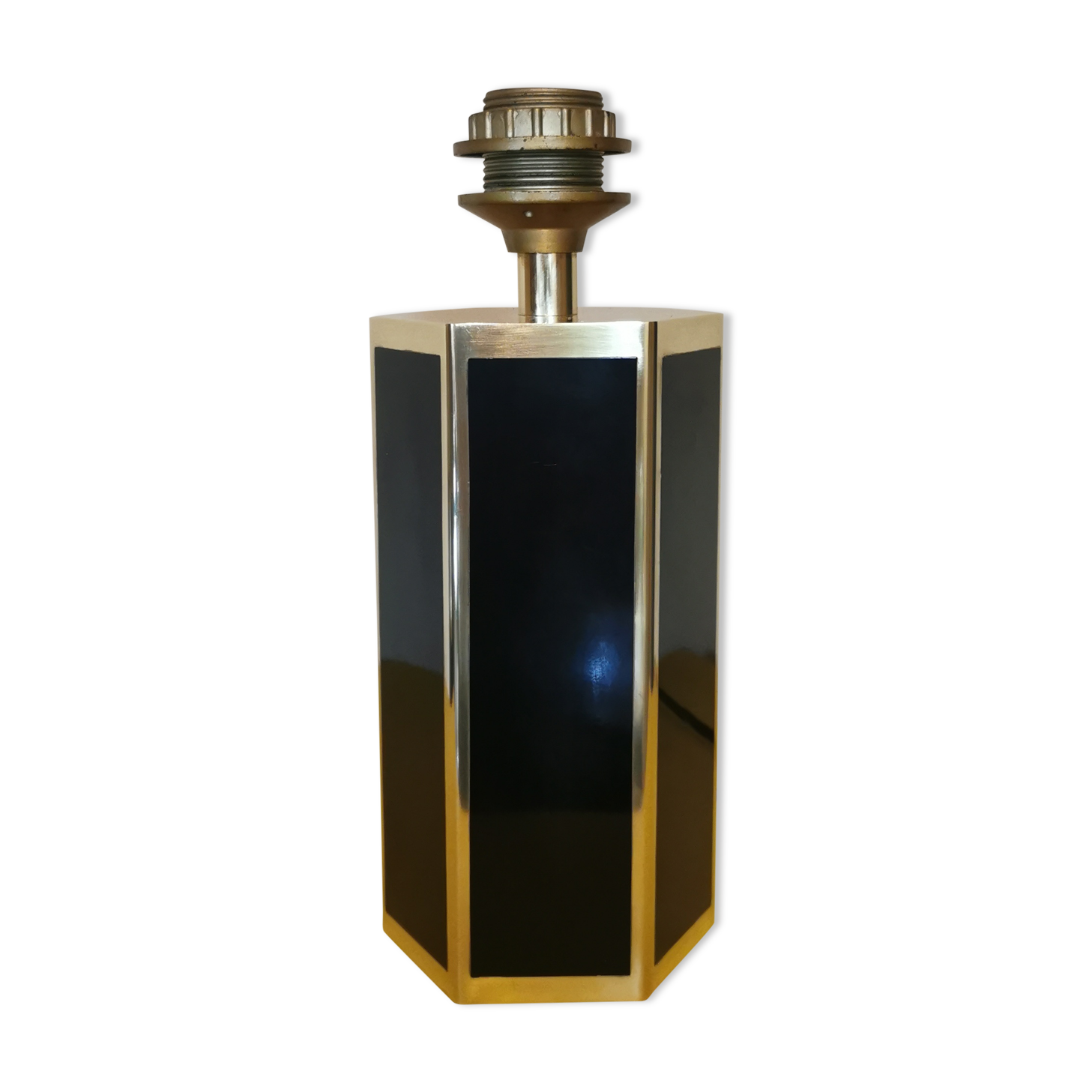 Vintage lamp foot 70 hexagonal