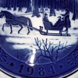 Christmas plate 1984, Royal Copenhagen porcelain