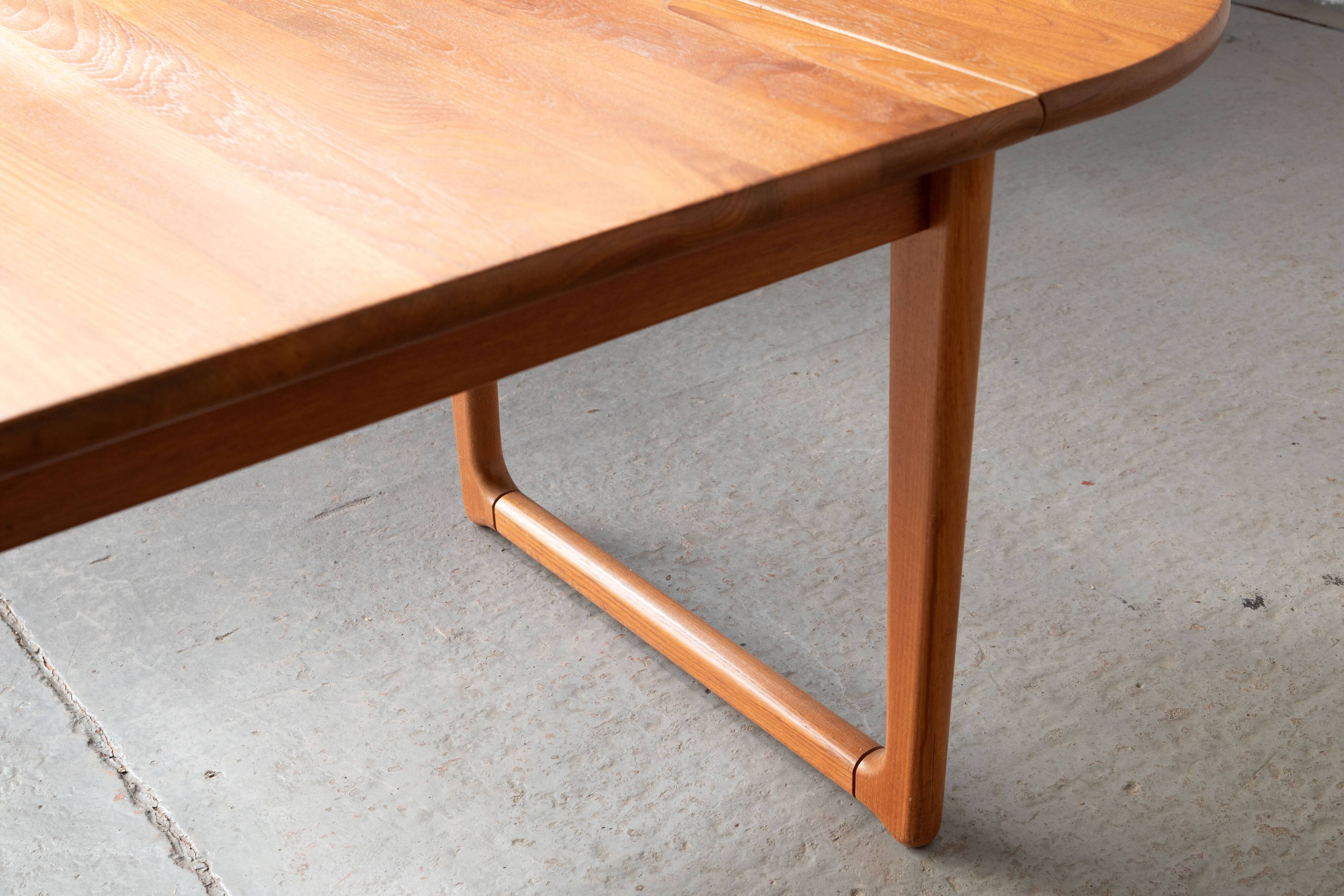 Dining table in solid teak, Denmark, 1960's