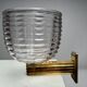 Wall Light in Blown Murano Glass and Brass attributed to Ercole Barovier, Italy, 1940s