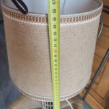 Rattan bottle lamp
