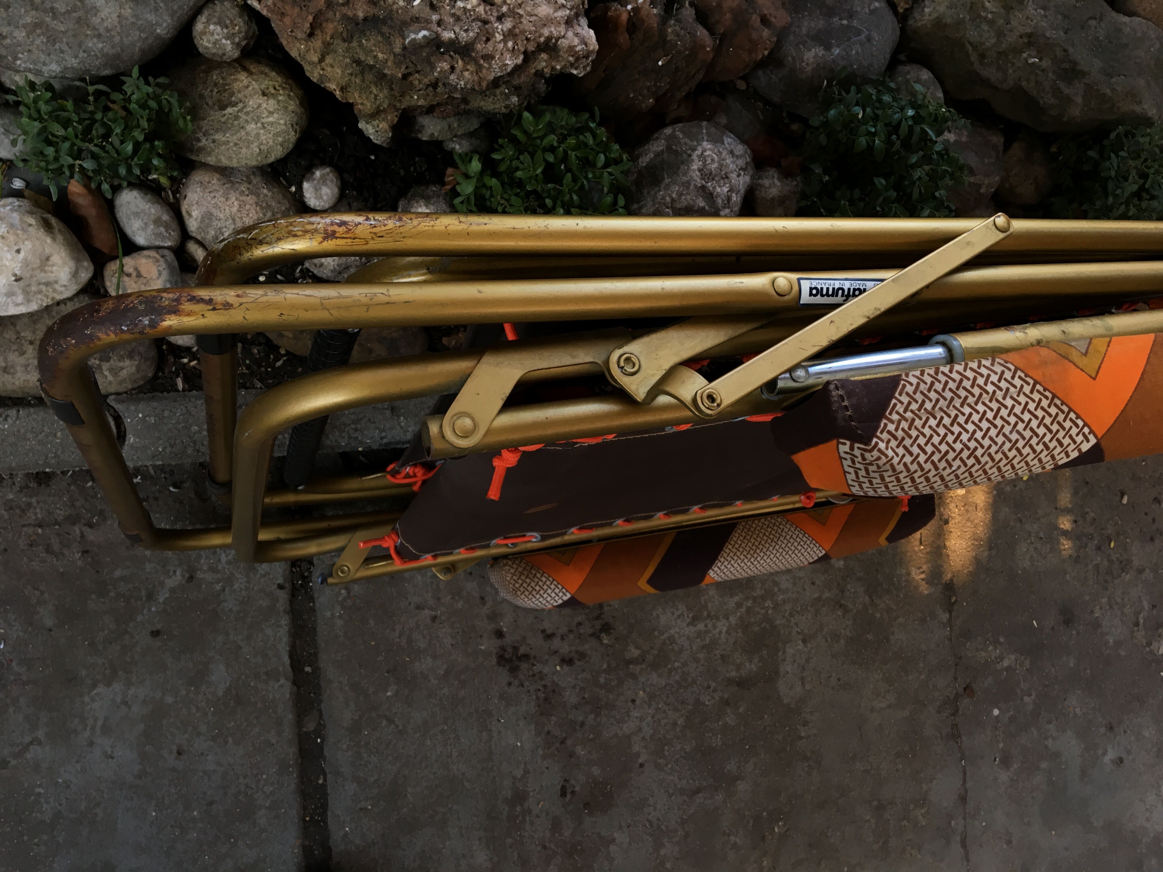 Transat Starlax Lafuma vintage 70s