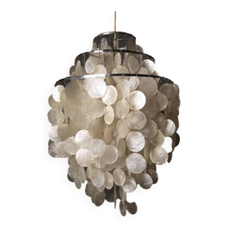 Verner Panton mother-of-pearl chandelier