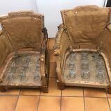 2 fauteuils art déco 1930