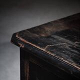 Blackened wood jam maker sideboard 19th Parisian style