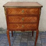 Louis XV Marquetry Bar Cabinet
