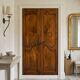 Paire de portes de placard style Louis XV en merisier massif