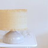 Large enamelled ceramic lamp by Jean CHATONEY