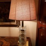 Paire de lampes Arlequin en verre Murano, XXe siècle