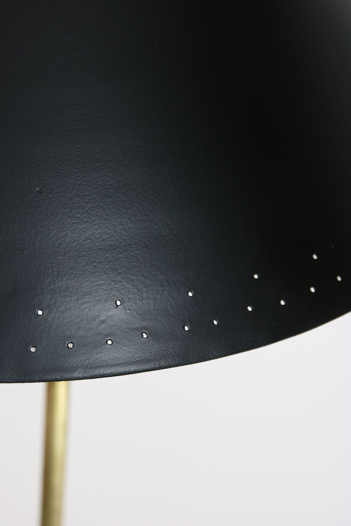 Mid-century brass floor lamp