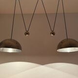 Suspension double Posa40 nickelée par Florian Schulz