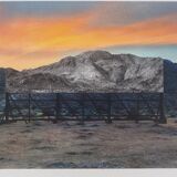 Original signed lithograph by JR: Death Valley, 2021