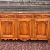Sideboard three doors in 18th century cherry