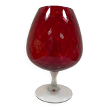 Large coupe vase from Empoli, Italy - 1950s