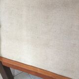 Pair of vintage design safari armchairs 50s