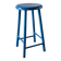 TABOURET Vintage Bois BLEU Electrique