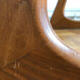 Chair 1960 wool and light wood