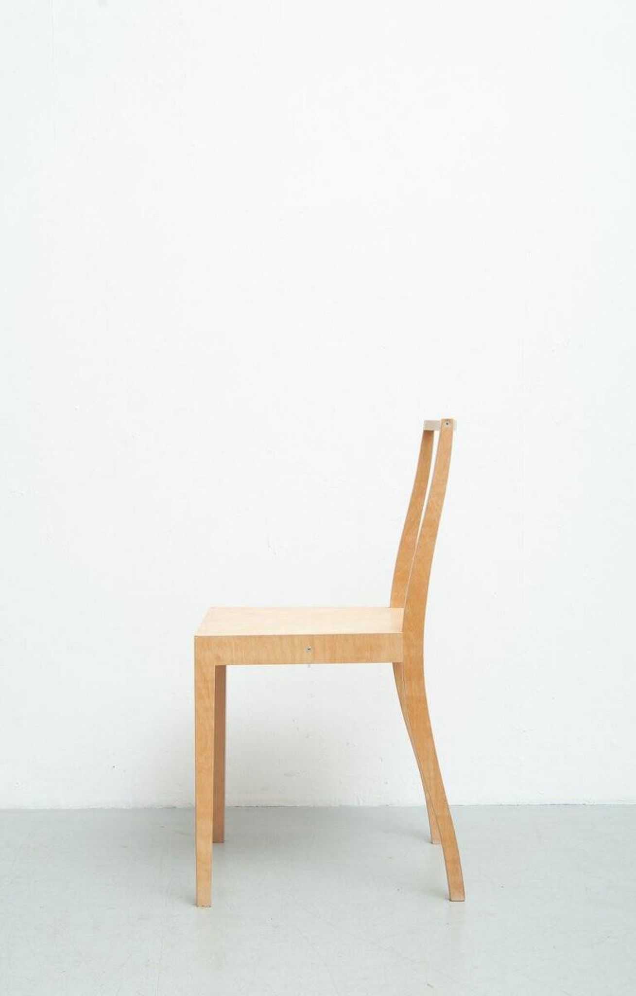 Chaise en contreplaqué par Jasper Morrison pour Vitra, années 1980.