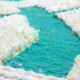 AIRLINES, Moroccan carpet beni ouarain wool, Moroccan handmade, signed designer khalil minka
