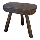 Tabouret tripode brutaliste 