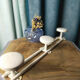 Wall-mounted coat rack three hooks