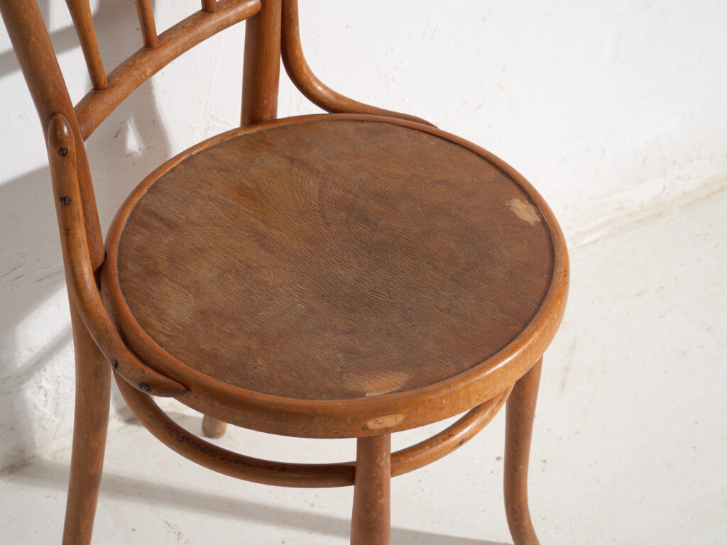 Set of 4 antique bentwood chairs in Thonet style – Central Europe, circa 1900