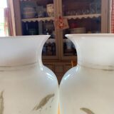 Paire de vases anciens en opaline