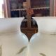 Paire de vases anciens en opaline