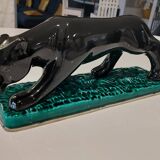Ceramic Panther Vallauris art deco 1930