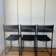 3 Spaghetti chairs by Alias