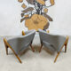 Midcentury scandinavian design lounge set sofa armchairs