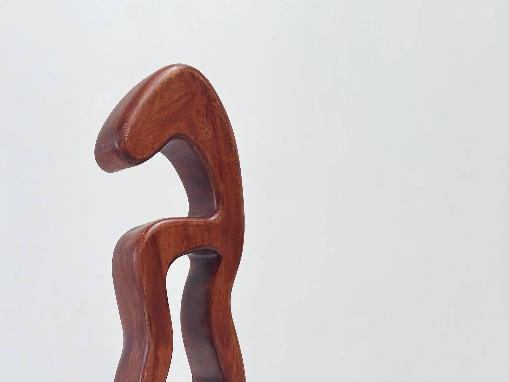 Free form wooden sculpture