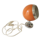 Orange Ball Lamp - Space Age - 1970s