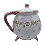 Ceramic tripod jar large capacity