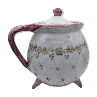 Ceramic tripod jar large capacity