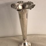 Art deco vase in silver metal Félix Frères Toulouse