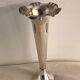 Art deco vase in silver metal Félix Frères Toulouse