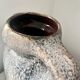 Vintage German Lava Style Grey Brown Amphora Vase, West Germany 1970s
