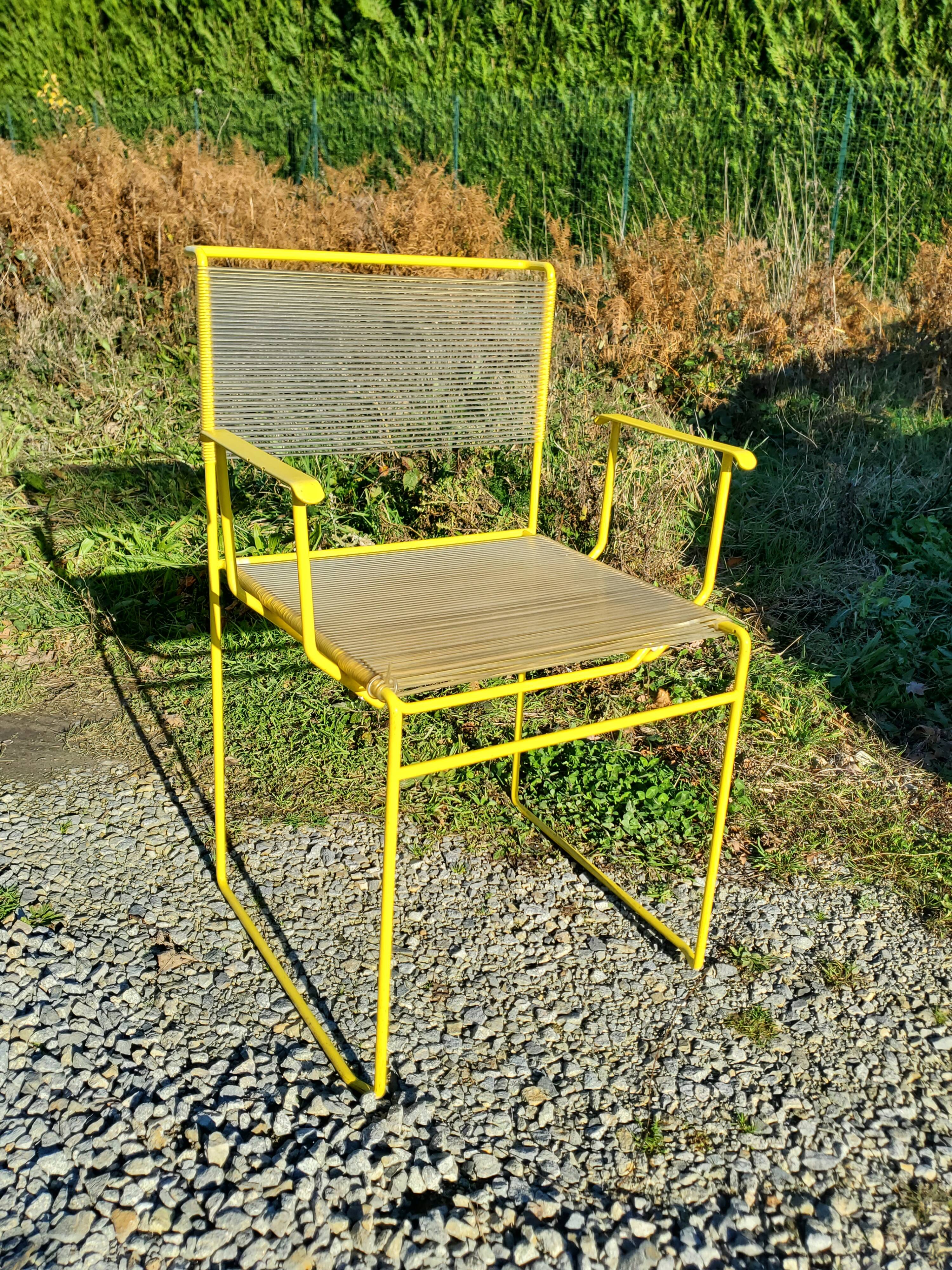 Set of 4 vintage Spaghetti FlyLine chairs