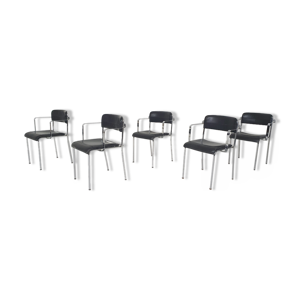 lot de 5 chaises de salle