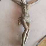 Large polychrome wooden Christ, 17th century