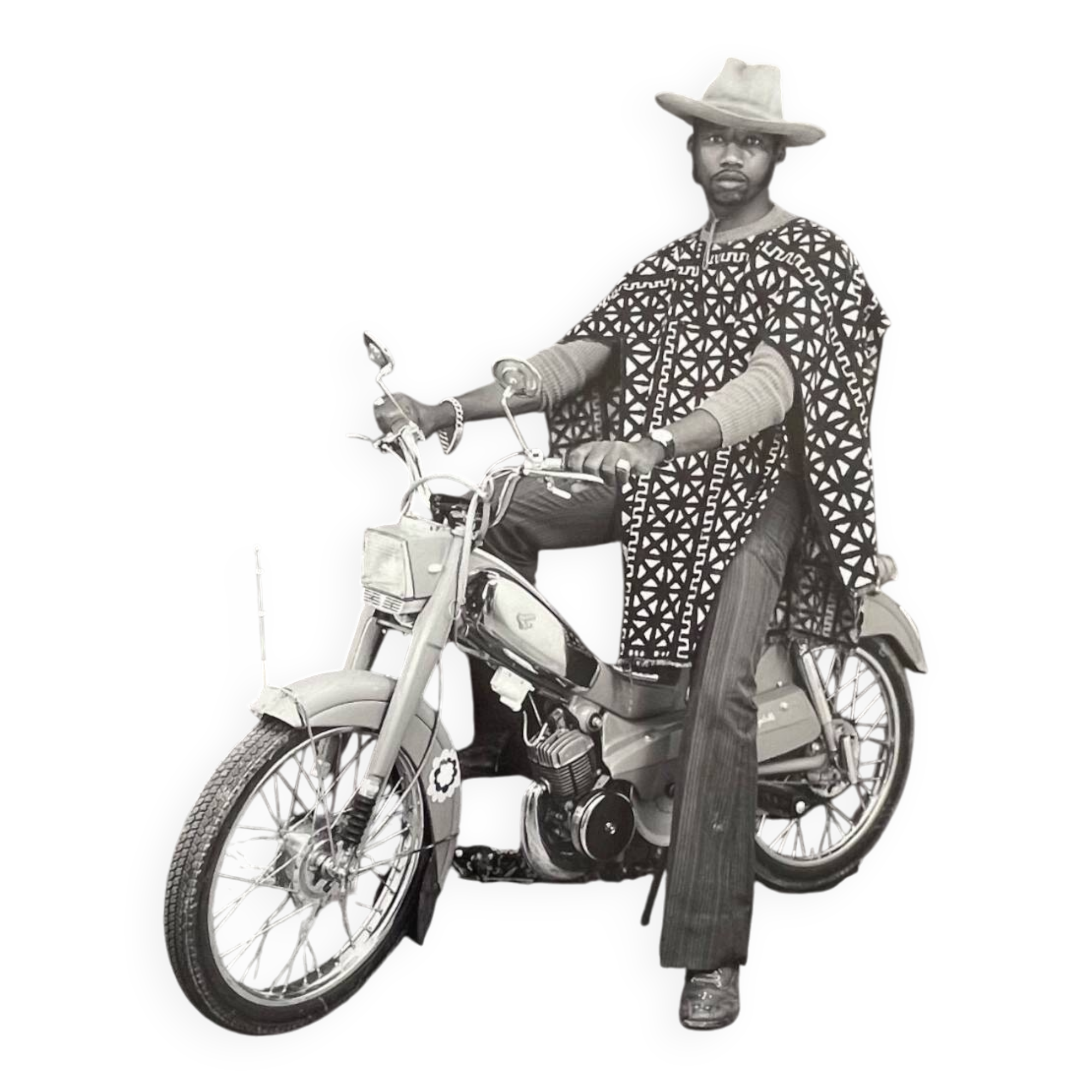 Malick Sidibe (1936-2016) The Fake Cowboy on a Moped 1974