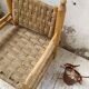Fauteuil bois et corde Maroc