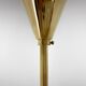 Mid-century brass & glass pendant light, 1970s