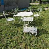 Vintage garden furniture 6 pieces