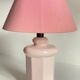 Vintage Pink Ceramic Lamp