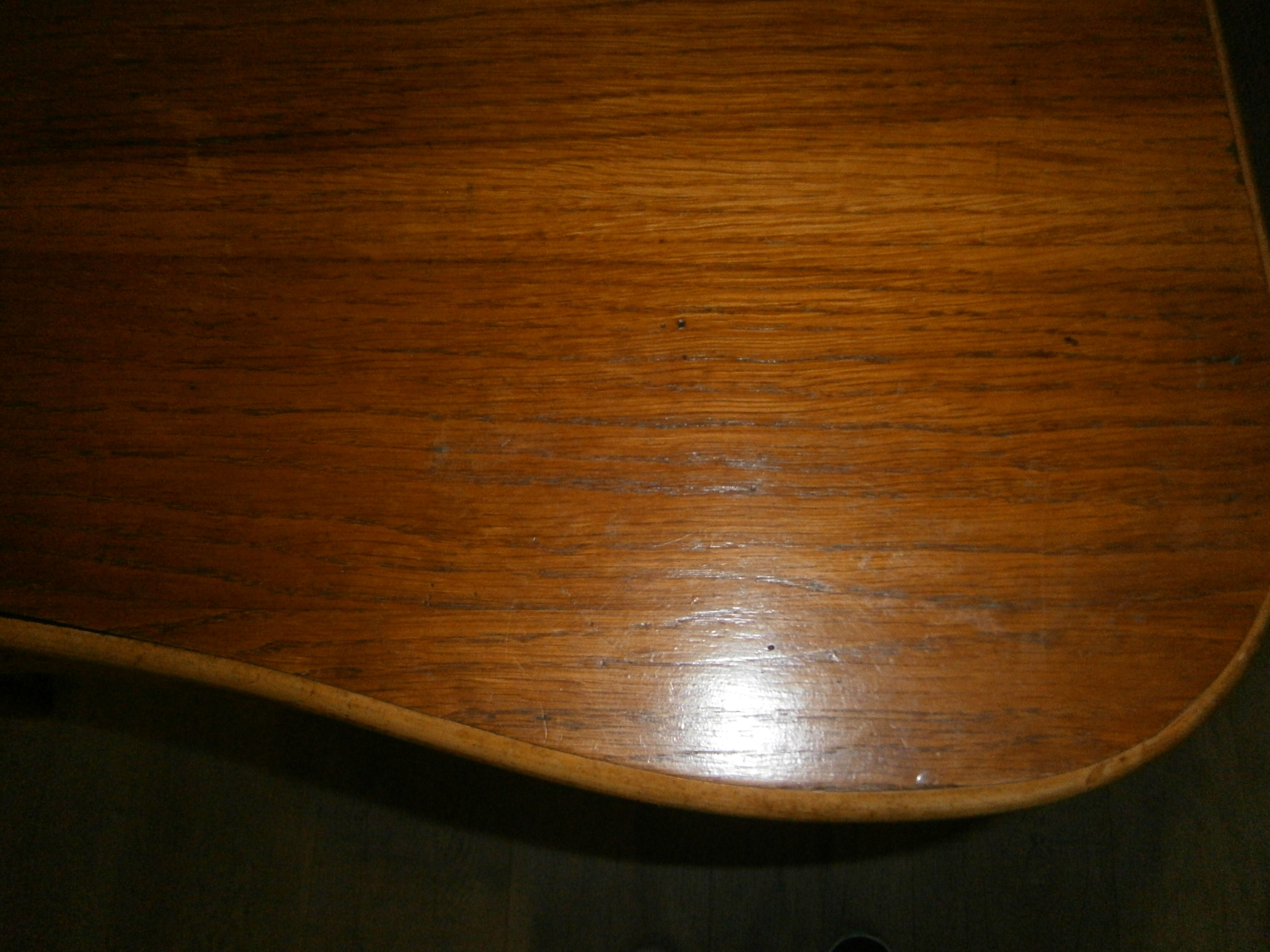 Rattan and wood desk