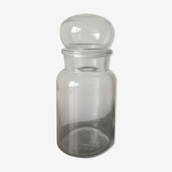 Apothecary glass jar